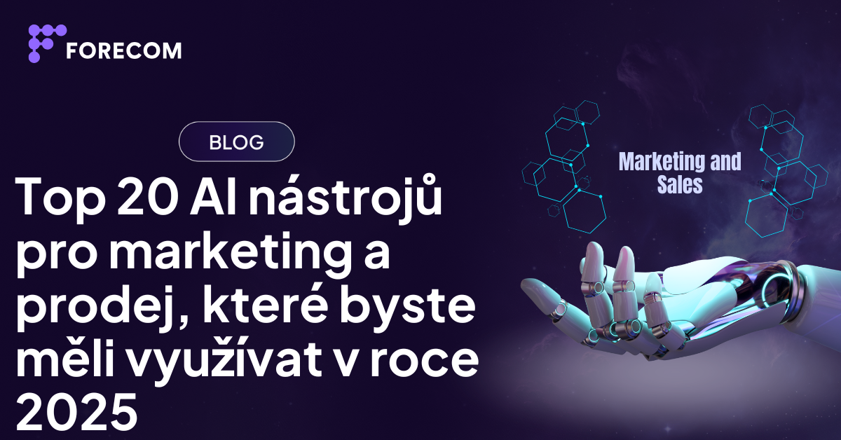 Top 20 AI nástrojů pro marketing a prodej, které byste měli využívat v roce 2025