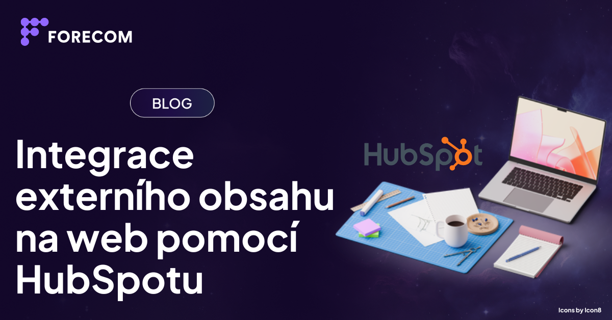 Integrace externího obsahu na web pomocí HubSpotu